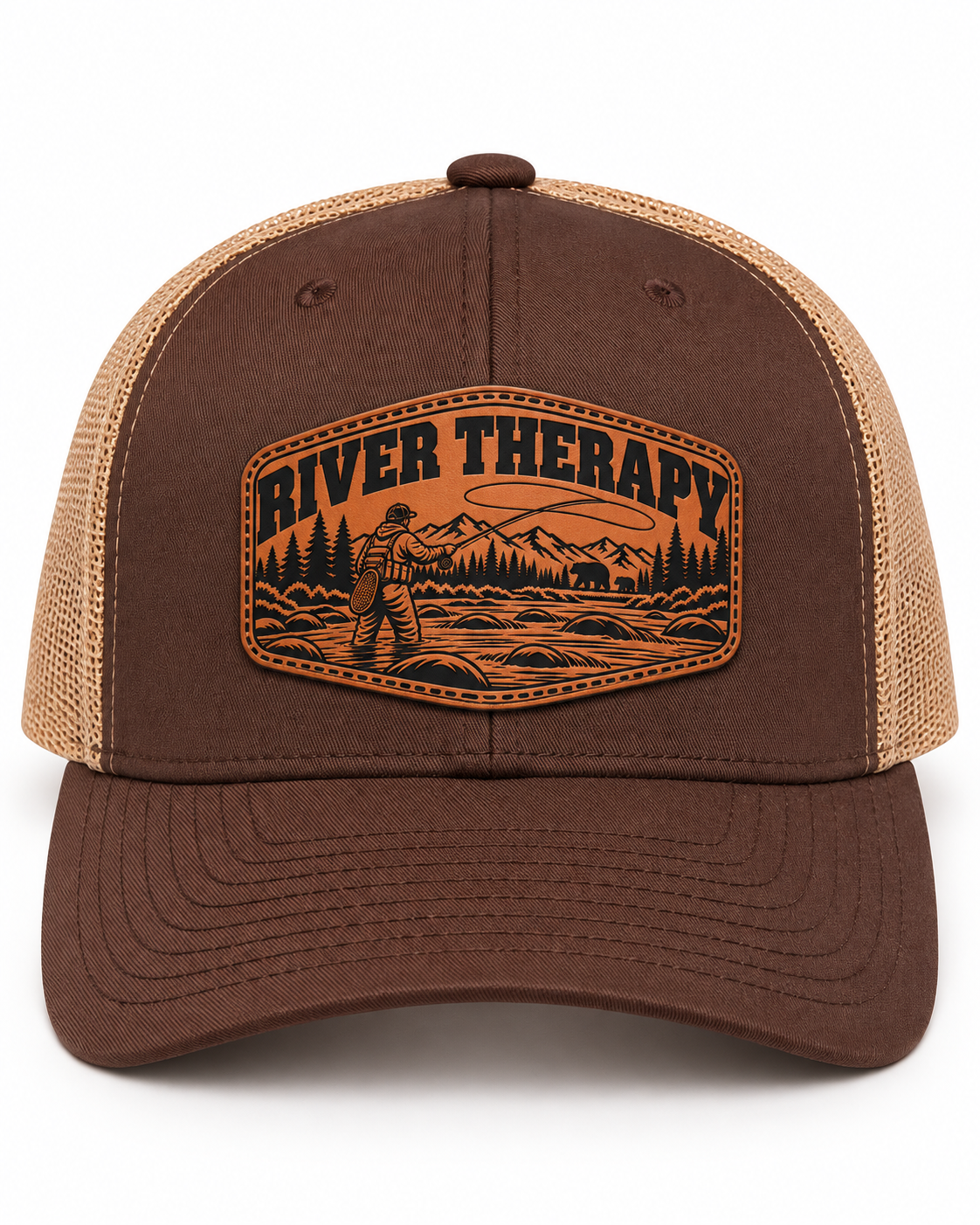 Leapfrog Collective River Therapy Fishing Trucker Hat – Bears