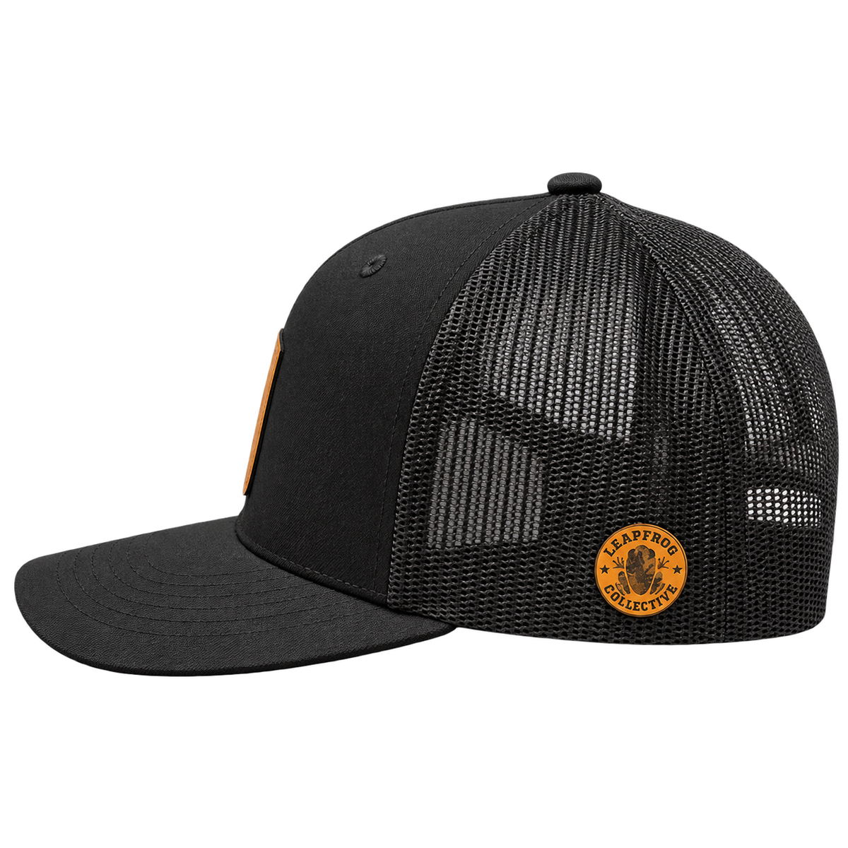Leapfrog Collective High Country Mule Deer Leather Patch Hat