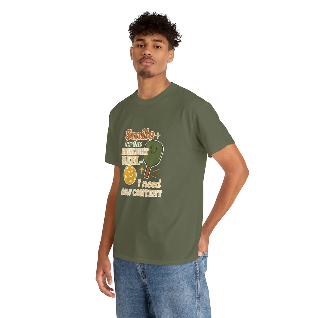 Pickleball Humor - Smile For The Highlight Reel I Need Content