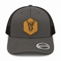 Leapfrog Collective Backcountry Buck Leather Patch Trucker Hat