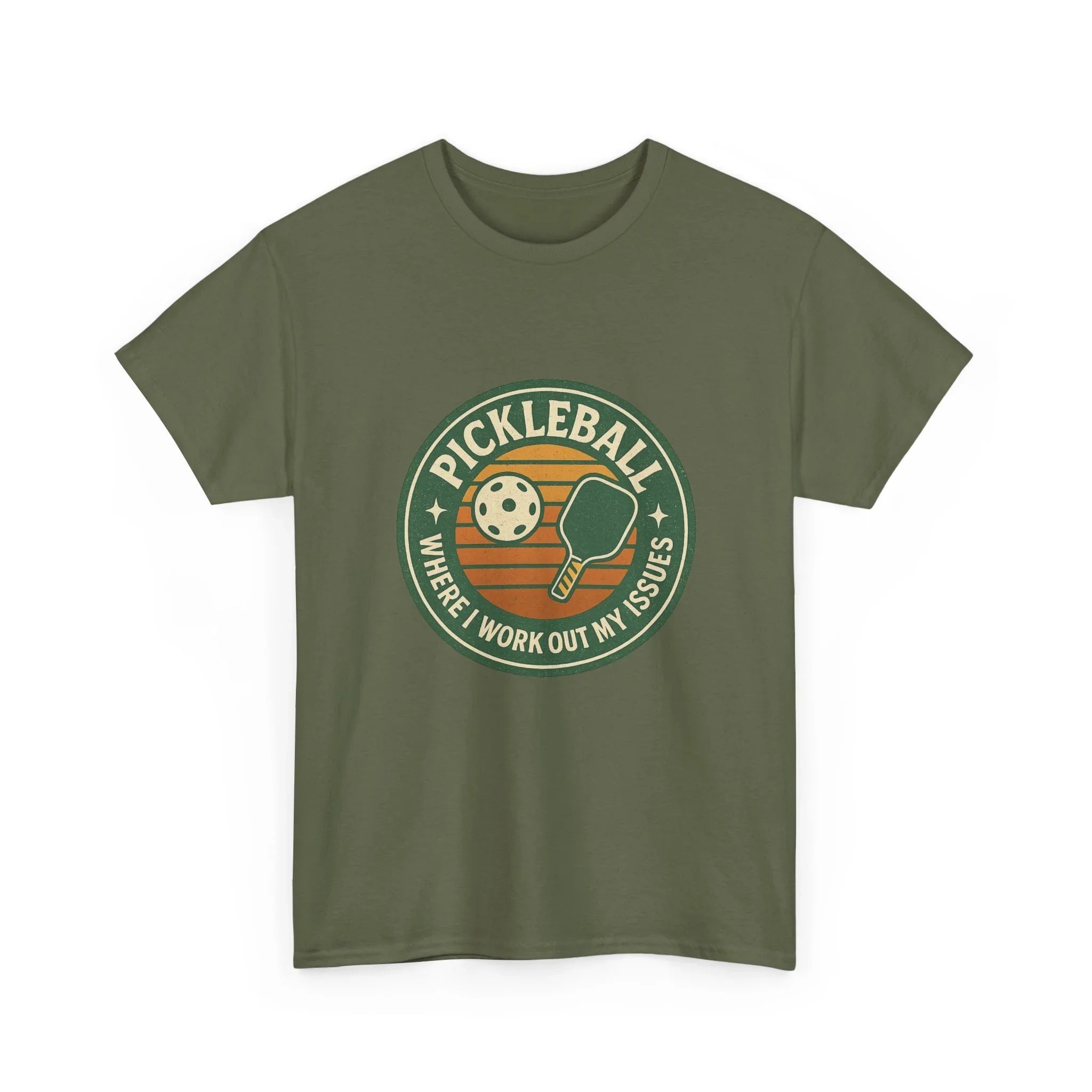 Pickleball Humor - Pickleball Where I Work Out My Issues